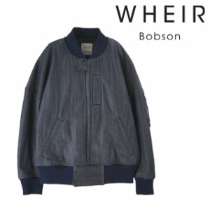 【送料無料】WHEIR Bobson / ウェア ボブソン デニムジャケット レディース ブルゾン アウター  インディゴ 綿 秋冬