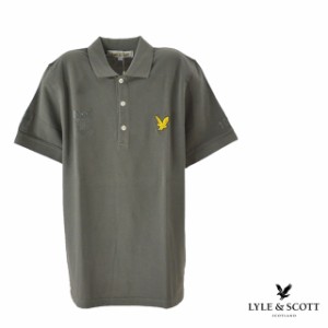 Lyle&Scott / ライルアンドスコット 刺繍ポイントポロシャツ メンズ 夏 半袖 コットン