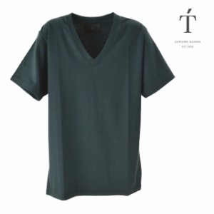 T’ / ティ VネックTシャツ Vee Neck Short Sleeve BASIC メンズ 半袖