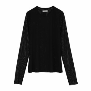 クラネ CLANE シアー メッシュ クルーネック トップス SHEER MESH CREW NECK TOPS 【2024 新作】