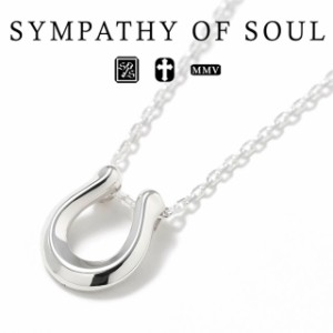 シンパシーオブソウル リッジ ホースシュー ネックレス ラージ シルバー sympathy of soul