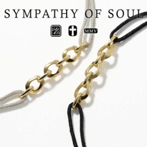 シンパシーオブソウル トリニティ ホースシューコード ブレスレット Trinity Horseshoe Cord Bracelet sympathy of soul