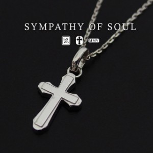 シンパシーオブソウル スムースクロスネックレスセットM sympathy of soul チェーン1.6mm-45cm メンズ レディース ユニセックス アクセサ