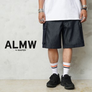 【受注生産】【7月中旬頃入荷予定】ALMW by WAIPER WILA-M47S FRENCH ARMY M-47 FIELD DENIM CARGO SHORTS MADE IN JAPAN【クーポン対象