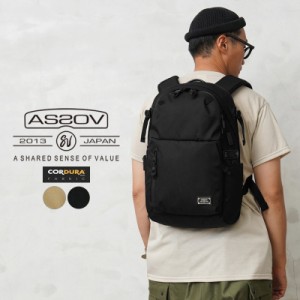 ポイント2倍！AS2OV アッソブ 061421 CORDURA DOBBY 305D EXPANSION DAYPACK バックパック / リュック【Cx】【T】｜メンズ デイパック 黒