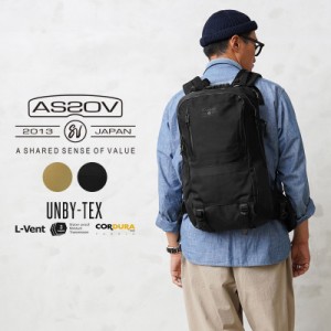 ポイント2倍！AS2OV アッソブ 141600 WATER PROOF CORDURA 305D DAY PACK バックパック【Cx】【T】｜リュックサック デイパック カバン 