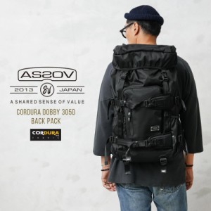 ポイント2倍！AS2OV アッソブ 061400 CORDURA DOBBY 305D BACK PACK バックパック / リュック【Cx】【T】｜デイパック リュックサック メ