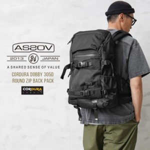 ポイント2倍！AS2OV アッソブ 061409 CORDURA DOBBY 305D ROUND ZIP BACKPACK バックパック / リュック【Cx】【T】｜デイパック カバン 3