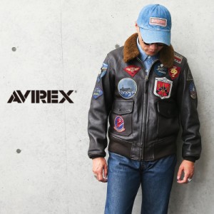 革ジャン メンズ / AVIREX アビレックス 6101063 ゴートスキンレザー G-1 フライトジャケット TOP GUN【Cx】【7830950009】【T】 / ミリ