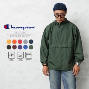 Champion チャンピオン SS-CO200 パッカブル アノラック ジャケット【Sx】【T】｜メンズ トップス アウター ナイロン パーカー プルオー