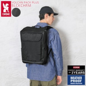 CHROME クローム JP-199 VOLCAN PACK PLUS ヴォルカンパック プラス バックパック BLCKCHRM【T】【Cx】｜リュック カバン BACKPACK 保証