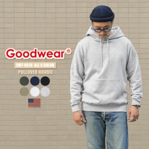 Goodwear グッドウェア 2W7-0519 USAコットン プルオーバー パーカー【T】｜スウェットパーカー フーディー フード メンズ トップス 綿10