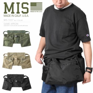 ミリタリー エプロン / MIS エムアイエス MIS-1037 GAME APRON ゲームエプロン MADE IN USA【Sx】【T】 / メンズ レディース ワーク DIY 