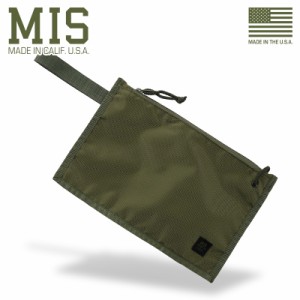 MIS エムアイエス MIS-P105 HH POUCH ハンドポーチ / クラッチバッグ MADE IN USA - OLIVE【Sx】【T】｜バッグインバッグ ショルダーポー