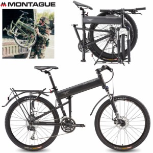 MONTAGUE モンタギュー PARATROOPER Pro パラトルーパープロ マウンテンバイク 折りたたみ自転車【Cx】【T】｜ミリタリー フォールディン