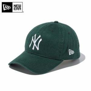 【メーカー取次】NEW ERA ニューエラ 9TWENTY Cloth Strap ウォッシュドコットン ニューヨーク・ヤンキース ダークグリーン 13562180 キ