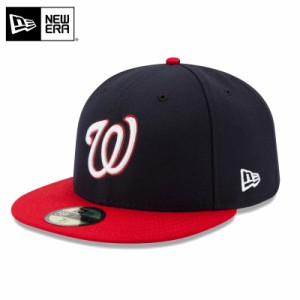 【メーカー取次】NEW ERA ニューエラ 59FIFTY MLB On-Field ワシントン・ナショナルズ ネイビーXレッド 13554958 キャップ【Cx】【T】