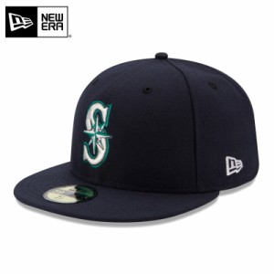 【メーカー取次】NEW ERA ニューエラ 59FIFTY MLB On-Field シアトル・マリナーズ ネイビー 13554971 キャップ【Cx】【T】