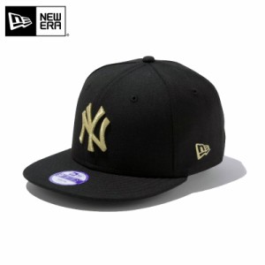 【メーカー取次】NEW ERA ニューエラ Youth キッズ用 9FIFTY MLB ニューヨーク ヤンキース ブラックXゴールドロゴ 13565785 キャップ【Cx