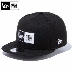 【メーカー取次】NEW ERA ニューエラ 9FIFTY ボックスロゴ ブラック 13575025 キャップ 【Cx】【T】