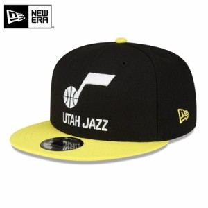 【メーカー取次】NEW ERA ニューエラ 9FIFTY NBA ユタ・ジャズ ブラックXイエロー 13704980 キャップ 【Cx】【T】