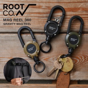 ROOT CO. ルート コー GMR3 GRAVITY MAG REEL 360 マグネット内蔵型リールカラビナ【T】【Cx】｜キーホルダー キーリング 鍵 ミリタリー 