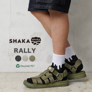 SHAKA シャカ SK-103 RALLY ラリー スポーツサンダル【Sx】【T】｜スポーツサンダル メンズ レディース ビーチサンダル 厚底 歩きやすい 