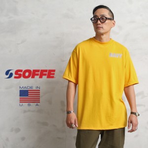 SOFFE ソフィー 966MNR 米軍仕様 U.S.NAVY トレーニング用 半袖Tシャツ MADE IN USA【T】｜ミリタリー カジュアル ジム スポーツ トップ