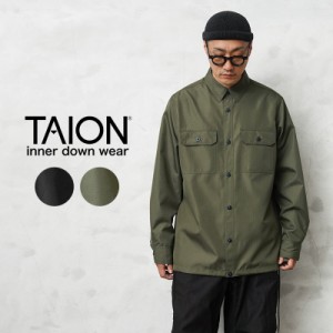 TAION タイオン TAION-109SHNDML-1 MILITARY LINE ミリタリー ダブルポケット シャツ【E3】【Sx】【T】｜メンズ 長袖シャツ トップス 大