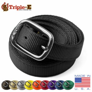 TRIPLE E トリプルイー MADE IN USA NYLON WEBBING PLAIN ベルト【Cx】【T】