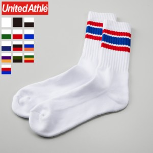 【メーカー取次】United Athle ユナイテッドアスレ 9240-01 クルーソックス【T】