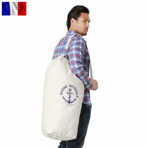 新品 フランス軍タイプ MARINE NATIONALE ダッフルバッグ Large【T】