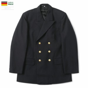 実物 USED ドイツ軍 NAVY メンズ ブレザー ジャケット【Cx】【I】｜ドレスジャケット ミリタリージャケット ダブルブレスト メンズ アウ