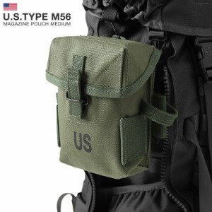 ミリタリー ポーチ / 新品 米軍 U.S.TYPE M56 MAGAZINE AMMO POUCH - MEDIUM マガジンポーチ / メンズ バッグ 小物入れ ALICEクリップ MO