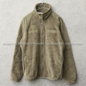 実物 USED 米軍 ECWCS Gen3 POLARTEC フリースジャケット COYOTE【Cx】【I】 ｜ミリタリージャケット メンズ アウター 軍放出品 軍モノ 