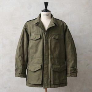 実物 新品 デッドストック フランス軍 M-47 フィールドジャケット 前期型 コットン製 #1【Cx】【I】｜ミリタリージャケット メンズ アウ