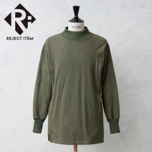 リジェクト 訳あり品 実物 USED ハンガリー軍 1960〜70’s VINTAGE モックネック RIB スウェットシャツ【I】【Cx】