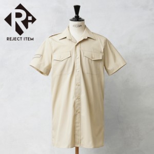 リジェクト 訳あり品 実物 USED イギリス軍 FAWN ARMY ALL RANKS ショートスリーブ ドレスシャツ【Cx】【I】