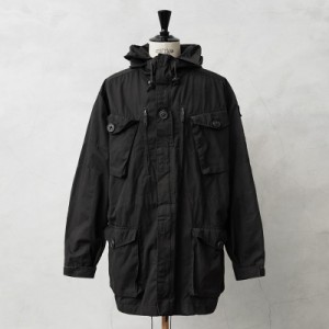 実物 新品 デッドストック イギリス軍 WINDPROOF コンバット スモック デザートDPMカモ DEEP BLACK染め【Cx】【I】