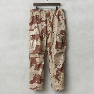 実物 新品 デッドストック 米軍 6Cデザート（チョコチップ）カモ BDU カーゴパンツ【Cx】【I】｜メンズ ボトムス 大きいサイズ 迷彩 カモ