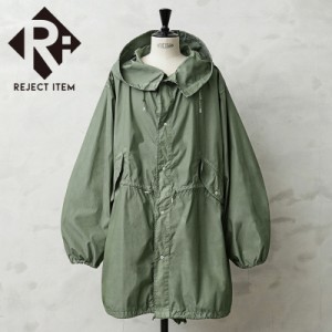 リジェクト 訳あり品 実物 新品 デッドストック 米軍 スノーカモ モッズコート OD染め【Cx】【T】