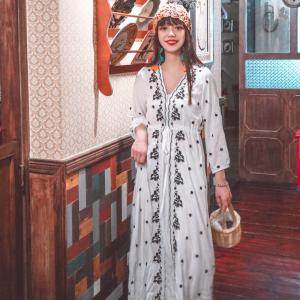 リゾート ワンピース 長袖 エスニックの通販 Au Pay マーケット