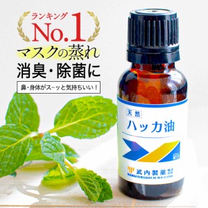 ハッカ油 20ml 武内製薬 花粉 花粉症 天然ハッカ油 マスク 送料無料 国産 ハッカ油スプレー お風呂 虫除け アロマテラピー に 虫よけスプ