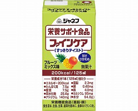 キユーピー ジャネフ ファインケア すっきりテイスト フルーツミックス味 12962  125mL (介護食 栄養補助食品 ドリンク 水分補給）介護用