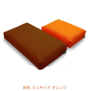 代引き不可 楽パット 四角 ミニサイズ 9156 27×16×7.5cm オレンジ ハッピーおがわ 介護用品