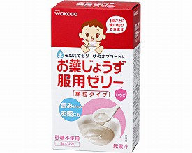 介護食品 嚥下補助 むせ防止 個包装 お薬じょうず 服用ゼリー 顆粒タイプ J1 3.0g×12包 いちご味 アサヒグループ食品 介護用品