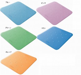 ウェルファン トライタッチ防カビプラス Sサイズ 38×40cm（入浴用品 すべり止めマット お風呂用マット）介護用品