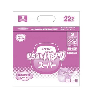 G エルモア いちばんパンツ スーパー S 452081→452581 22枚 カミ商事 介護 おむつ 紙パンツ 介護用品