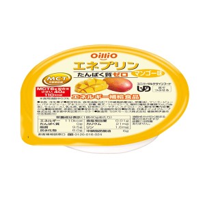 介護食品 デザート 介護食 区分3 舌でつぶせる やわらか食 高カロリー たんぱく質ゼロ 日清オイリオグループ エネプリン マンゴー味 40g 