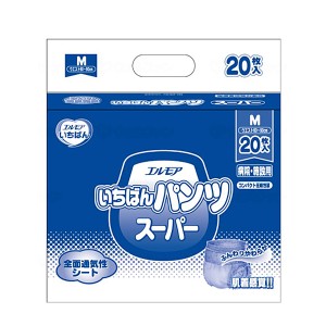 G エルモア いちばんパンツ スーパー M 452091 20枚 カミ商事 介護 おむつ 紙パンツ 介護用品